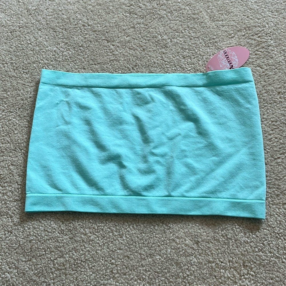 teal tube top